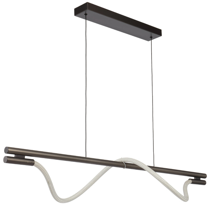 TAFT 120CM PENDANT- Gun Metal Pendant
