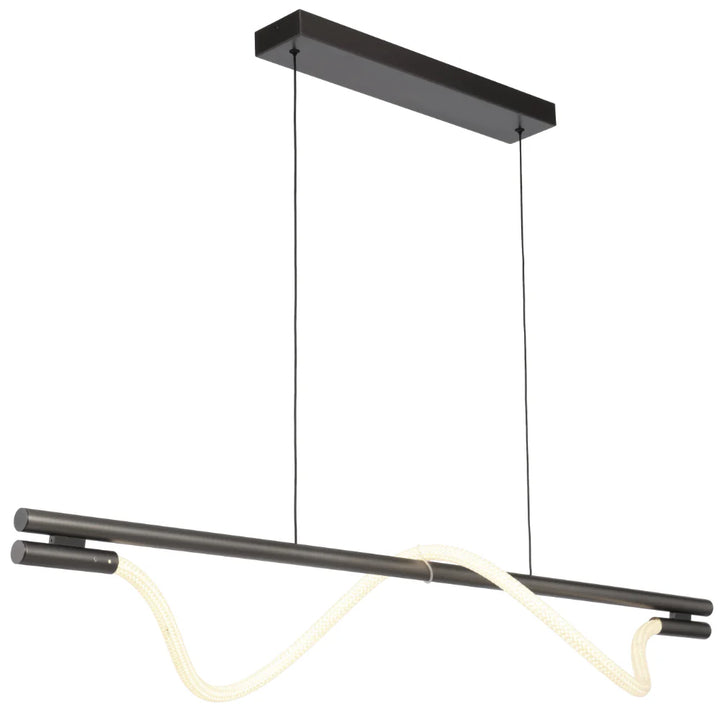 TAFT 120CM PENDANT- Gun Metal Pendant