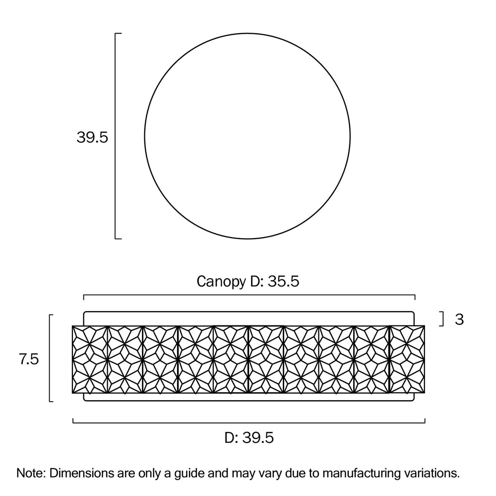 TEREZA 40 30W LED OYSTER 3CCT OYSTER LIGHT