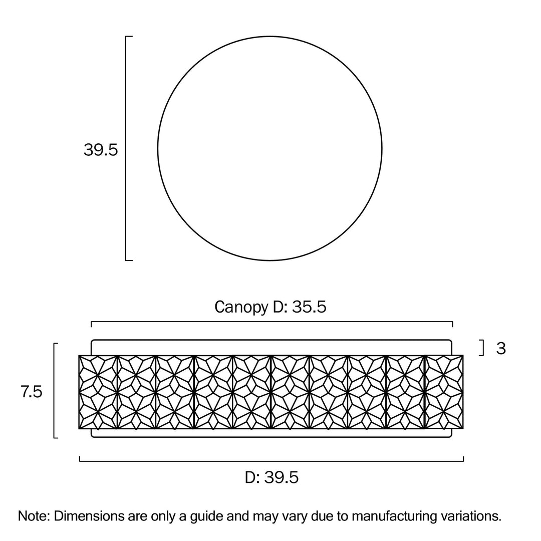 TEREZA 40 30W LED OYSTER 3CCT OYSTER LIGHT