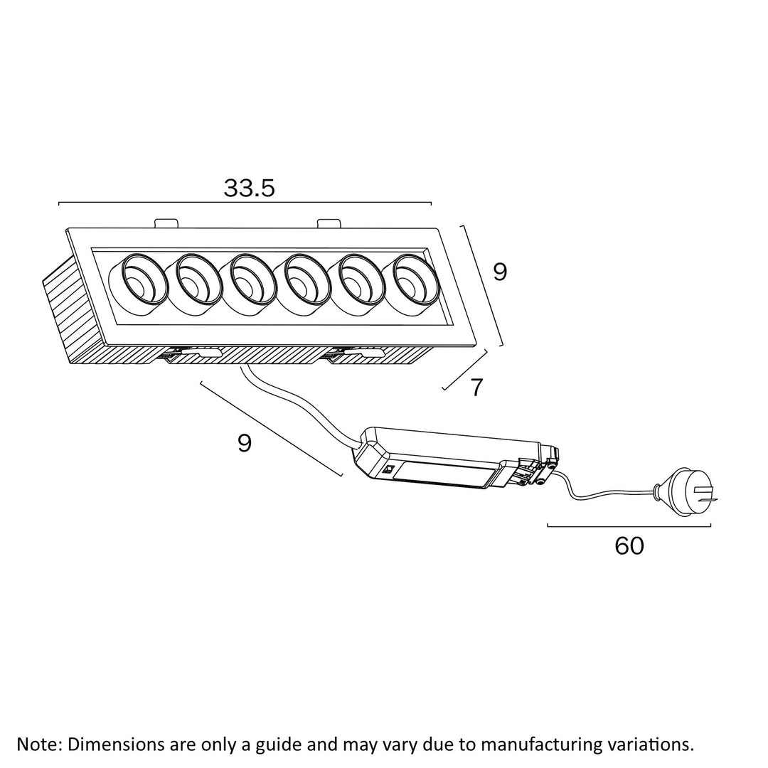 TILDA 6 LIGHT DOWNLIGHT Downlight