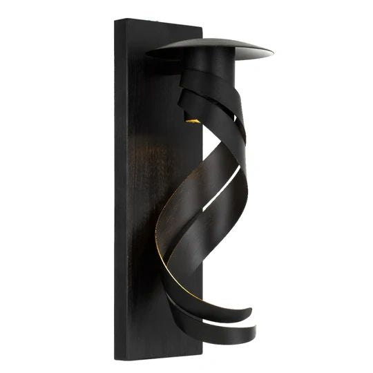 TELBIX TOBERA EXTERIOR WALL LIGHT BLACK MATT WALL LIGHT