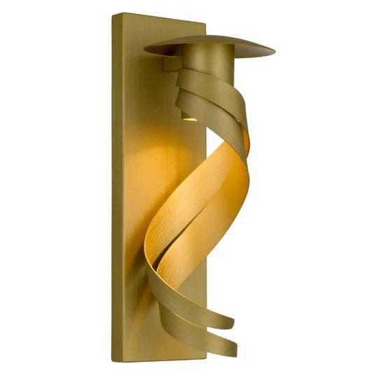 TELBIX TOBERA EXTERIOR WALL LIGHT BRASS WALL LIGHT