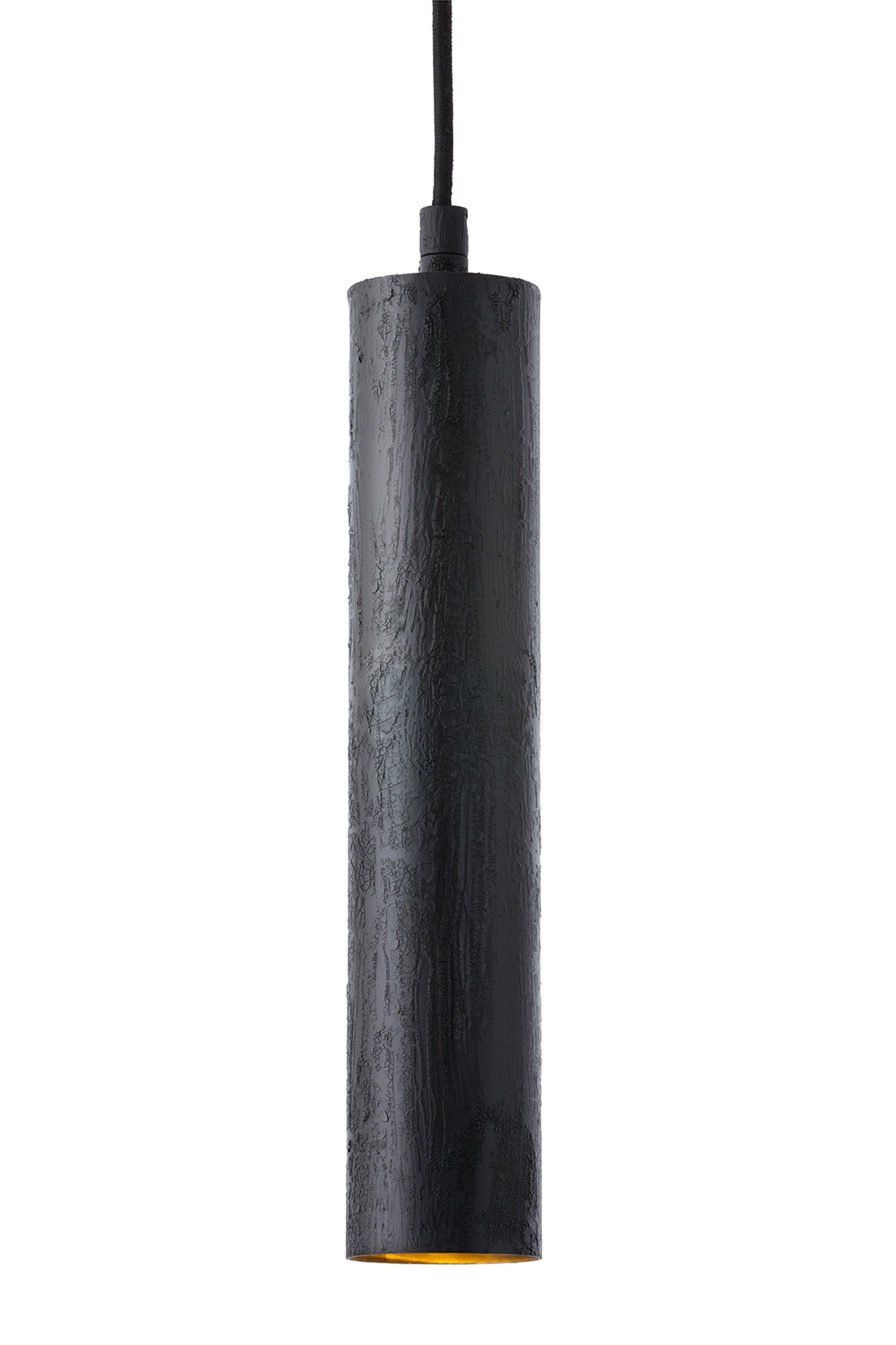 TORESS Charred Cylinder Small Pendant
