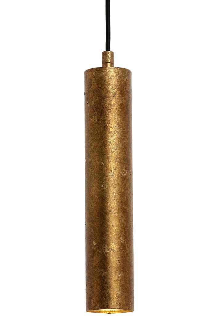TORESS Aged Gold Cylinder Small Pendant