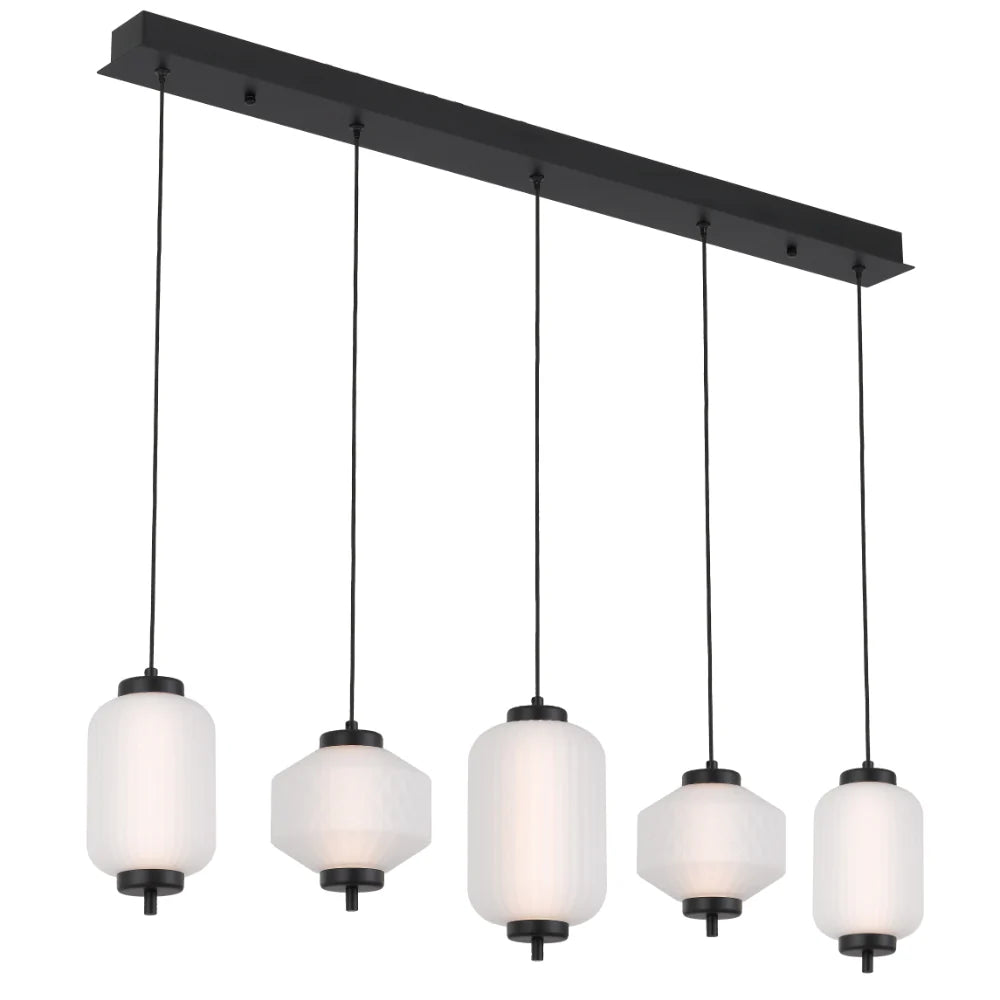 TORSO 5 LIGHT BAR PENDANT Black Pendant