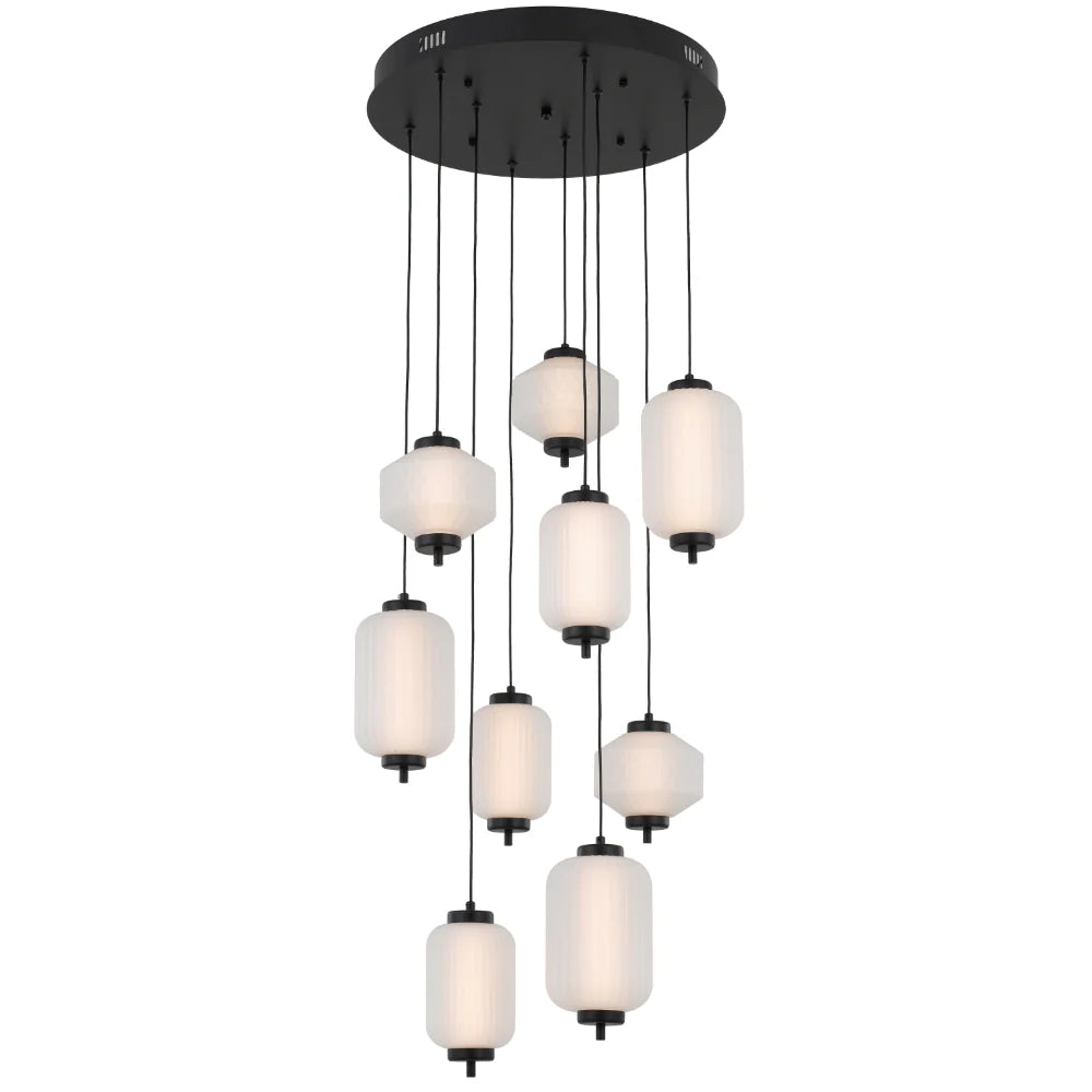 TORSO 9 LIGHT PENDANT Black Pendant