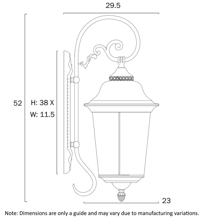 TREMONT EXTERIOR WALL BRACKET Wall light