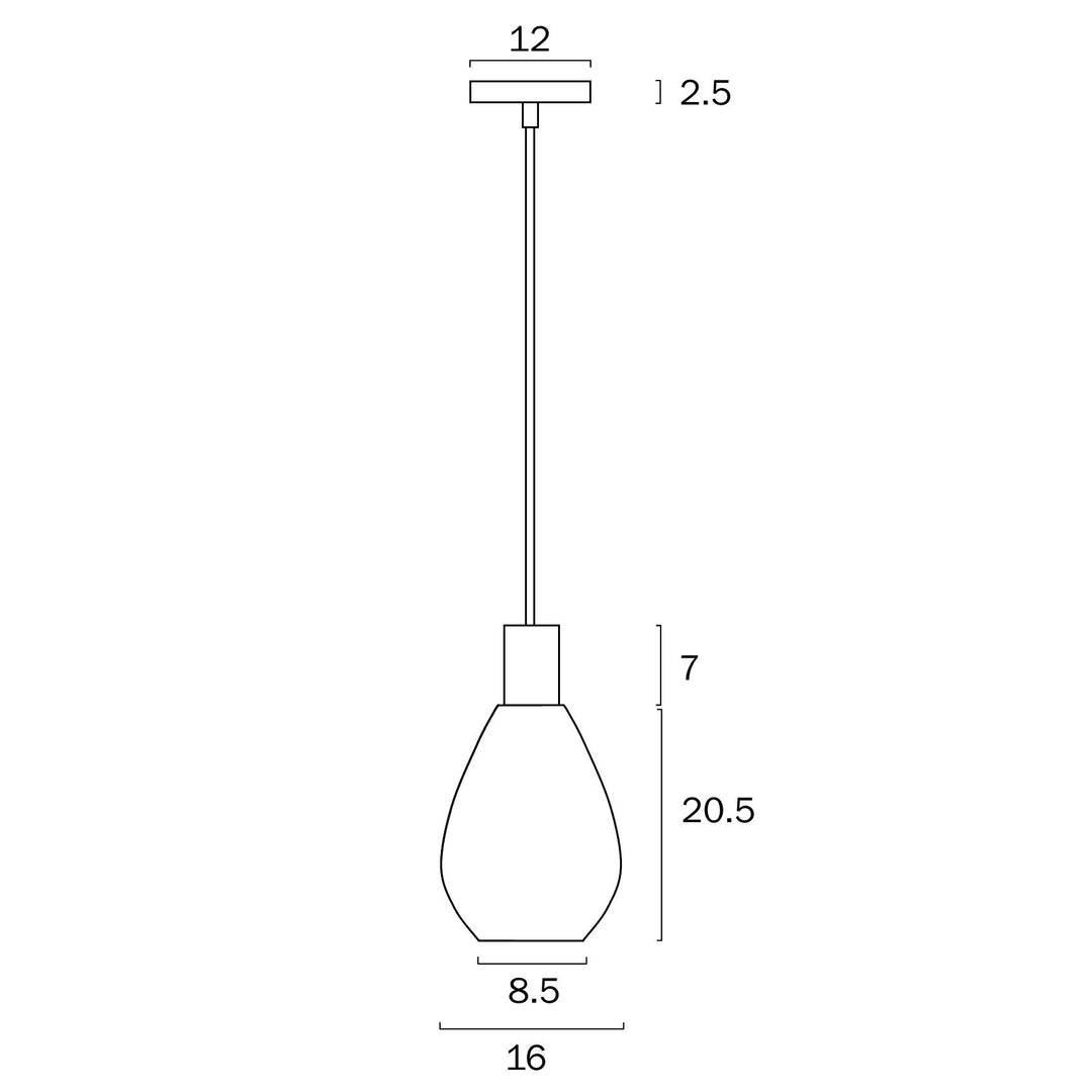 TELBIX TRESOR 1 LIGHT PENDANT Pendant