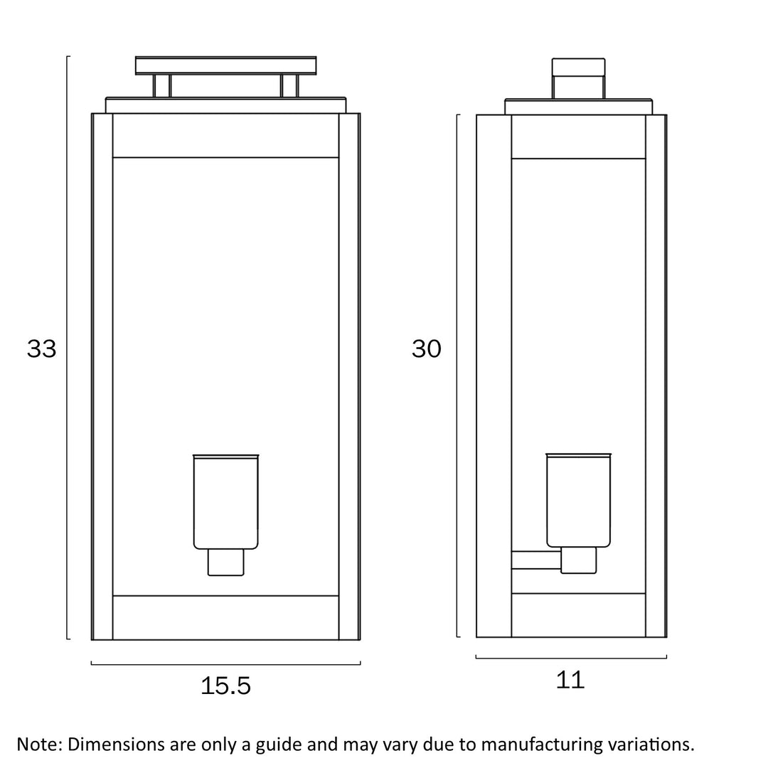 TRUMAN 1 LIGHT EXTERIOR WALL LIGHT WALL LIGHT