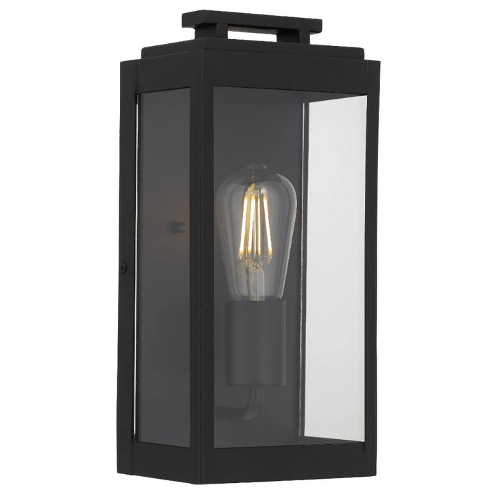 TRUMAN 1 LIGHT EXTERIOR WALL LIGHT Black WALL LIGHT