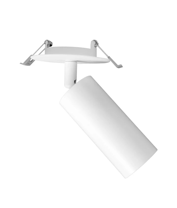 TUBO: LED Recessed Tri-CCT Tiltable & Rotatable Spot Downlights (Cut out: 70-90mm) White Spotlight