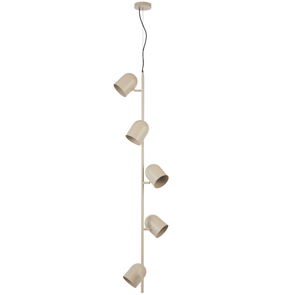 TURIN 5 LIGHT PENDANT Khaki Pendant