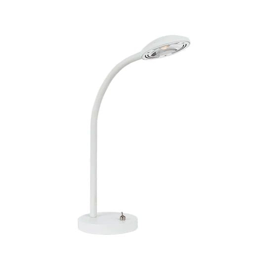 TELBIX TYLER LED DESK LAMP WHITE TABLE LAMP