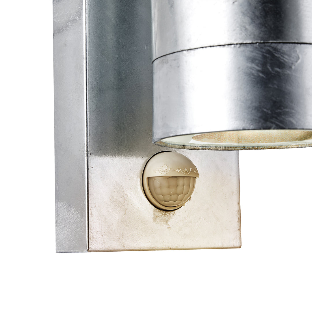 Tin Maxi Sensor Wall light Galvanized/Black WALL LIGHT
