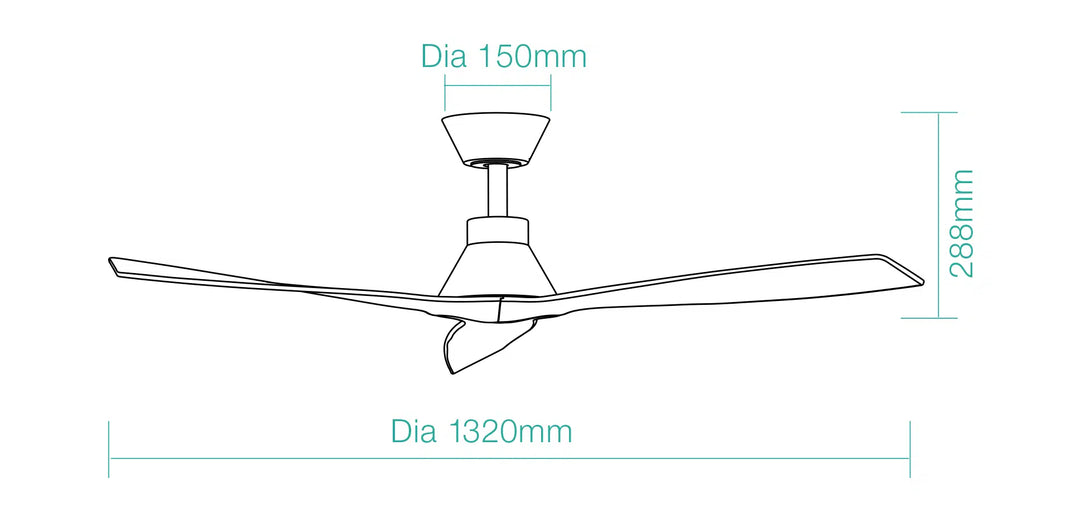 Triumph DC 52″ Smart Ceiling Fan With WIFI Remote Control Ceiling Fan