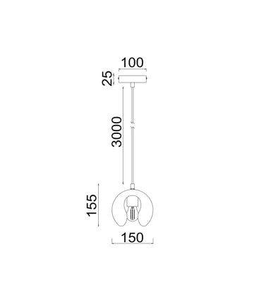 VAINA: Minimalist Scandinavian Interior Small Iron Dome Shape Pendant Lights Pendant