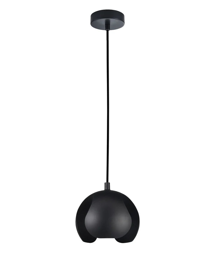 VAINA: Minimalist Scandinavian Interior Small Iron Dome Shape Pendant Lights Black Pendant