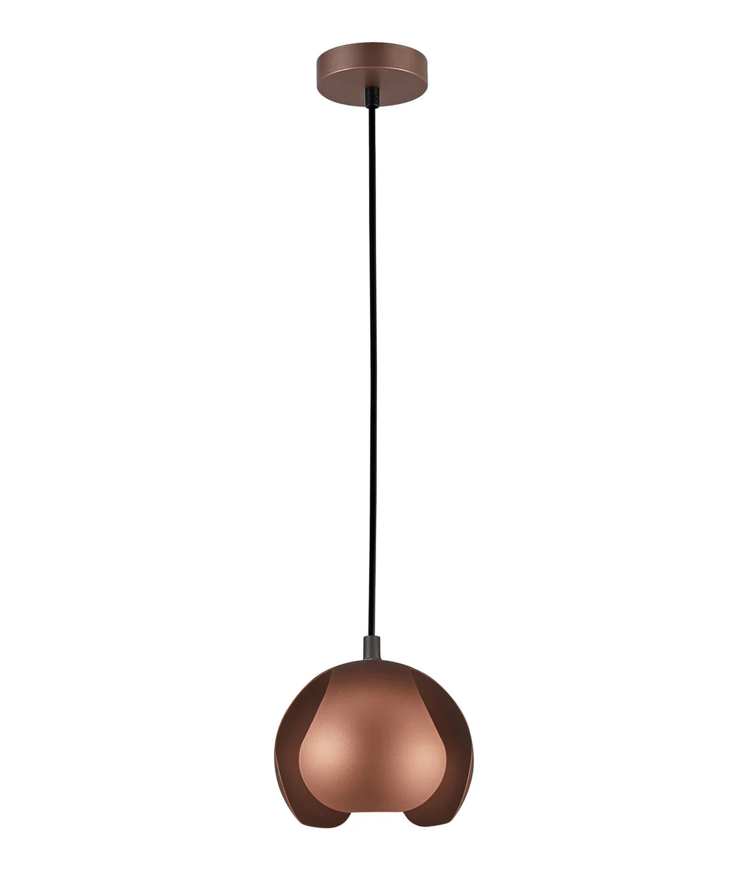 VAINA: Minimalist Scandinavian Interior Small Iron Dome Shape Pendant Lights Antique Copper Pendant