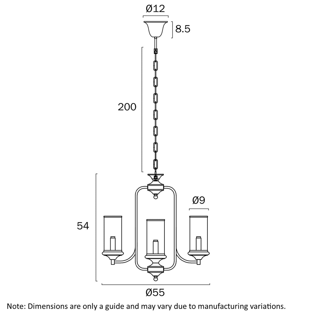 VELDEN 4 LIGHT PENDANT Pendant
