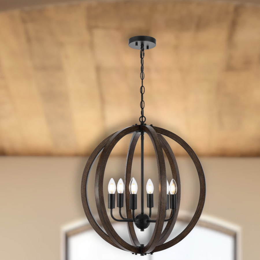 VESTAL 6 LIGHT PENDANT Pendant