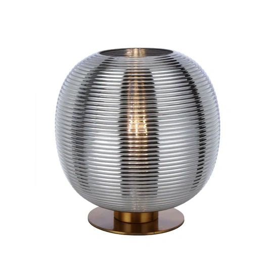 TELBIX VIKEN TABLE LAMP CHROME TABLE LAMP