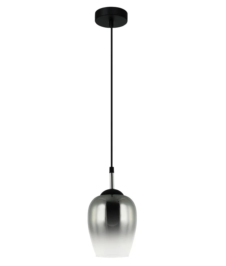 VINUM: Interior Wine Glass Shape Colour Fading Effect Glass Pendant Lights Chrome with Fading Effect Pendant