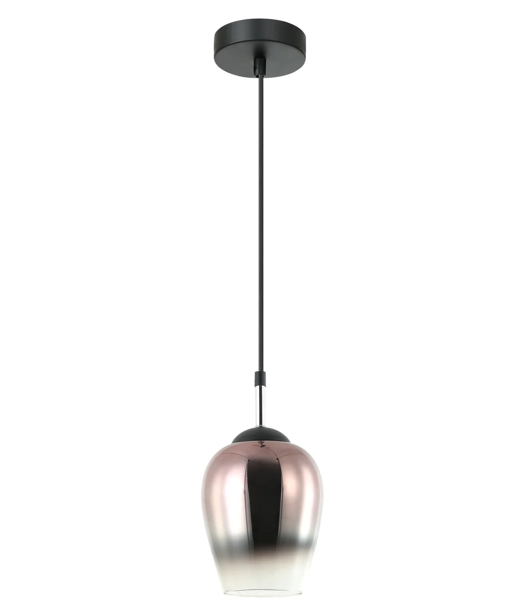 VINUM: Interior Wine Glass Shape Colour Fading Effect Glass Pendant Lights Copper Coloured With Fading Effect Pendant