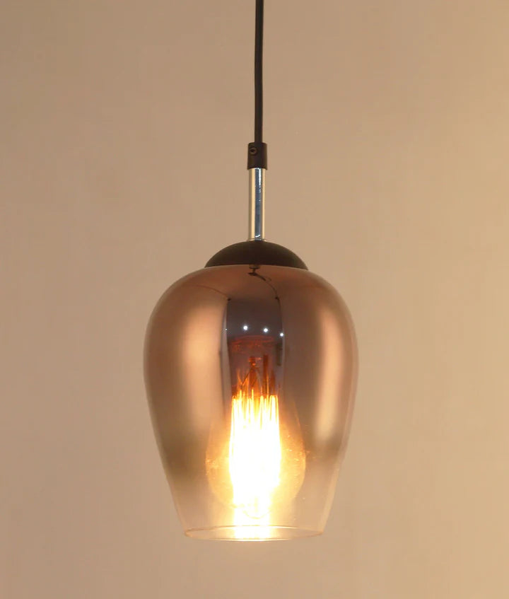 VINUM: Interior Wine Glass Shape Colour Fading Effect Glass Pendant Lights Pendant