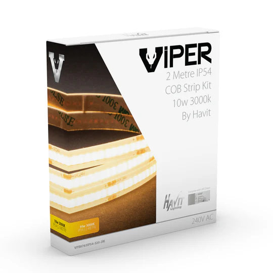 VPR9763IP54-320-2M - Viper COB 10w Per Metre 2m LED Strip kit LED STRIP