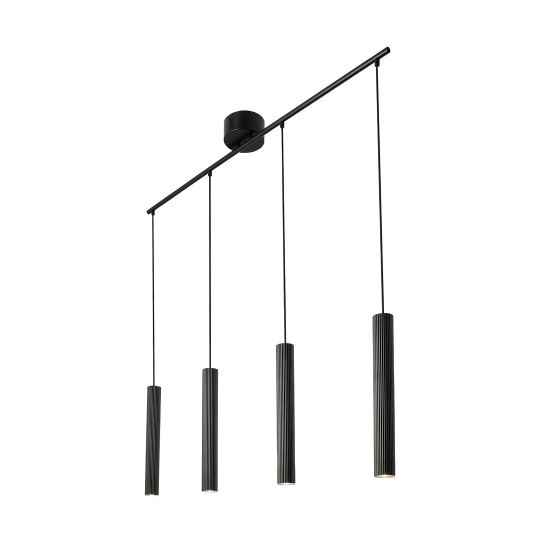 Vico 4-Rail Pendant Black Pendant