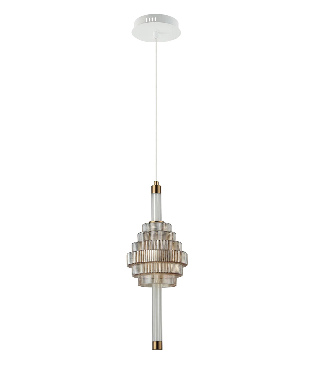 WAND: Interior LED Tri-CCT Spinning Top Pendant Lights IP20 Amber Pendant