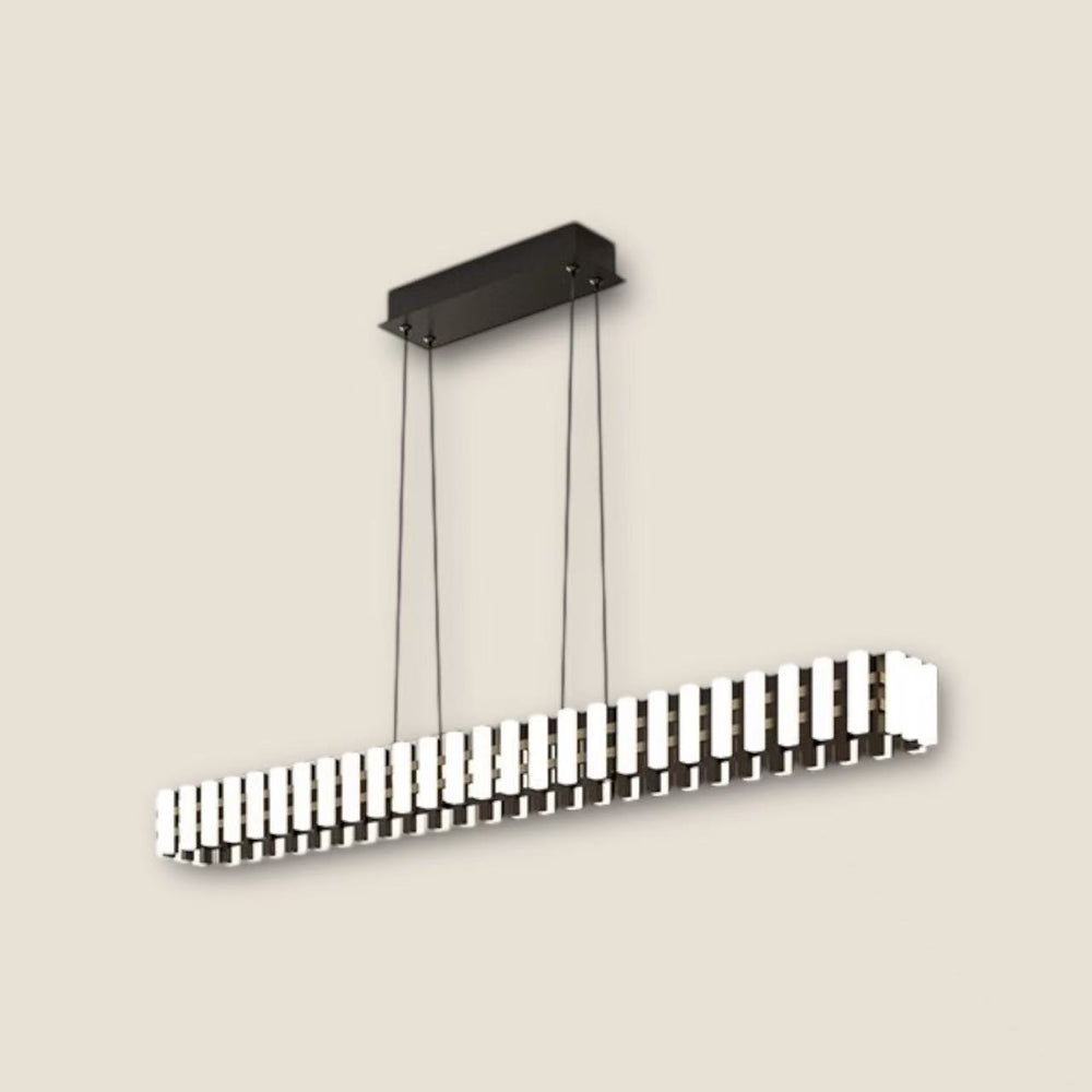 Piano Keys Suspension Black pendant Oval Pendant