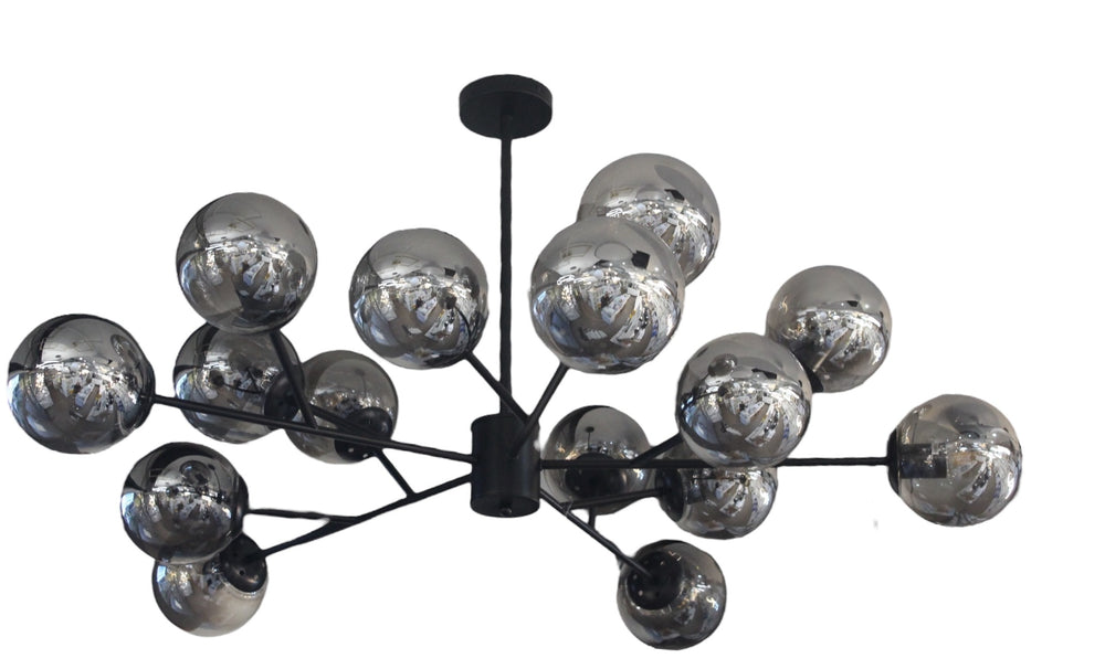 LILLE 15 light Pendant Smokey Pendant