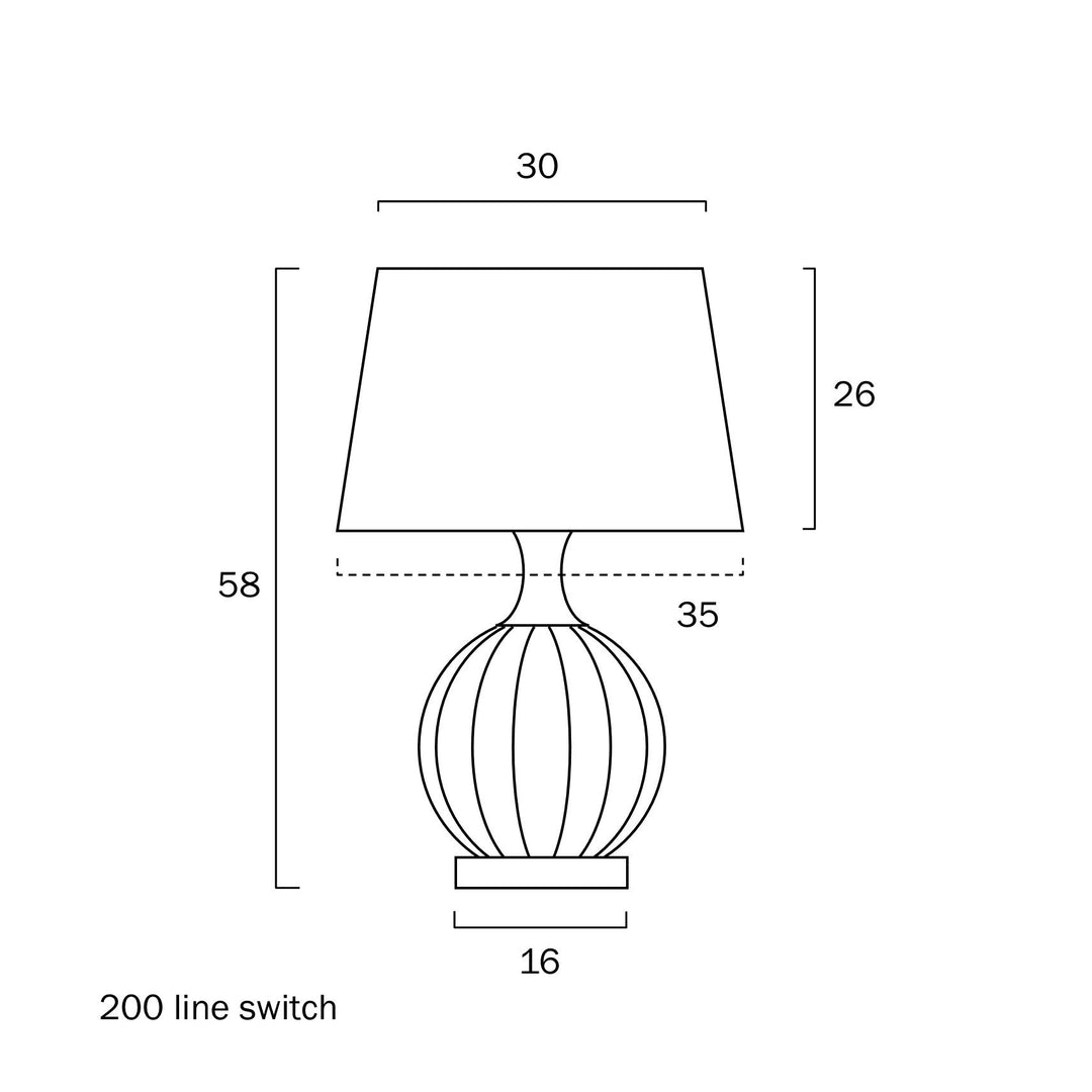 TELBIX YONI TABLE LAMP TABLE LAMP