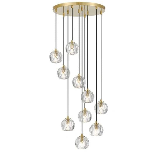 TELBIX ZAHA 10 PENDANT ANTIQUE GOLD Pendant