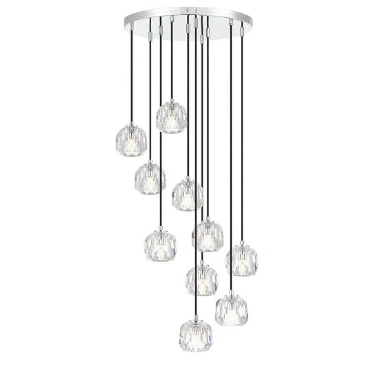 TELBIX ZAHA 10 PENDANT CHROME Pendant
