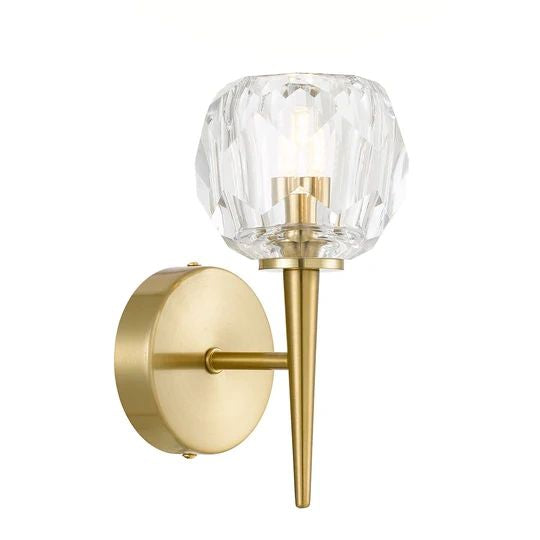 TELBIX ZAHA 1 WALL LIGHT ANTIQUE GOLD WALL LIGHT
