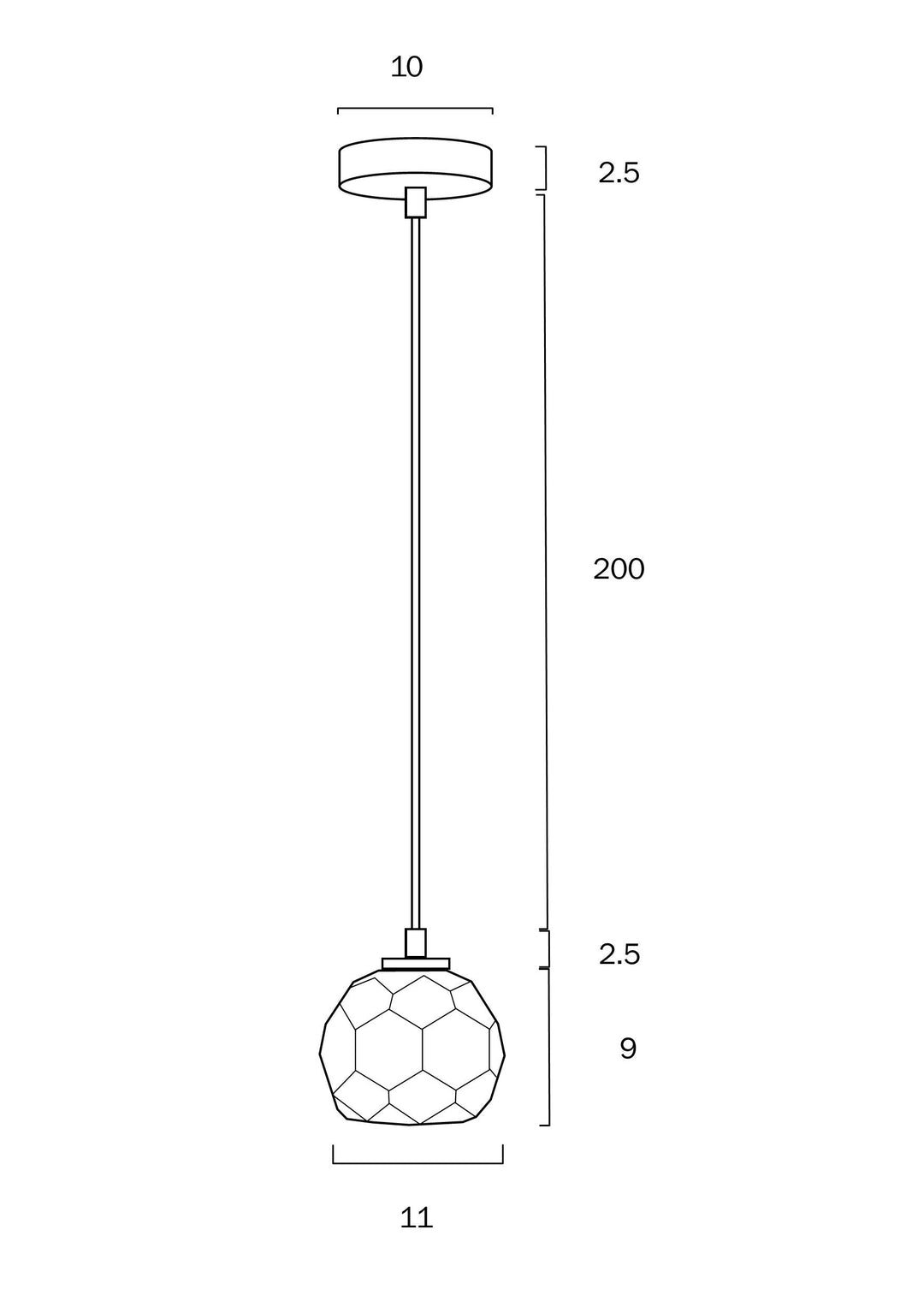 TELBIX ZAHA 1 PENDANT Pendant