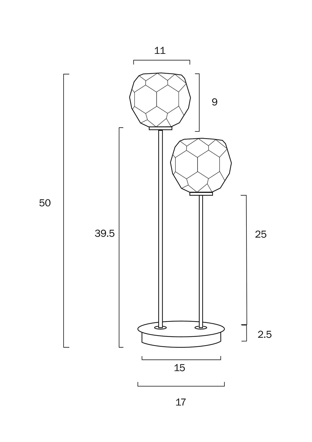 TELBIX ZAHA 2 TABLE LAMP TABLE LAMP