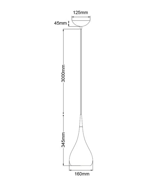 ZARA: Modern Bell Shape Pendant Lights Pendant