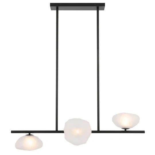 TELBIX ZECCA 3 LIGHT HORIZONTAL PENDANT BLACK Pendant