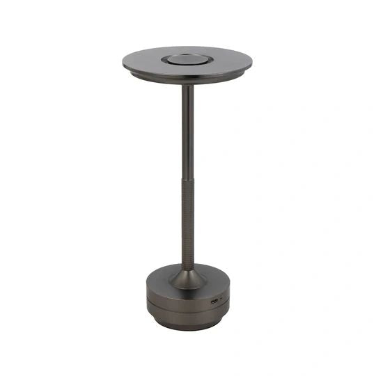 Telbix ZICO RECHARGEABLE TABLE LAMP Gun Metal TABLE LAMP