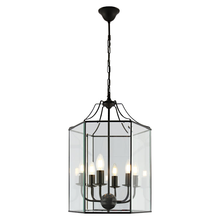 Cougar Arcadia Pendant Black 6 lights Pendant Pendant