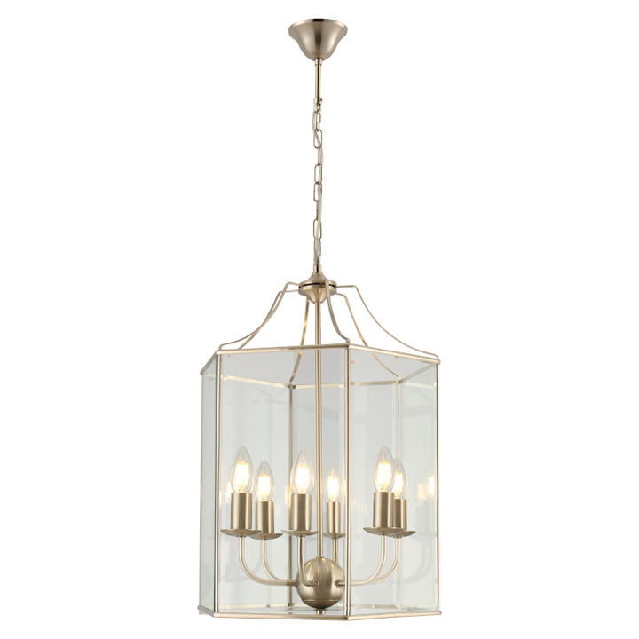 Cougar Arcadia Pendant Satin Chrome 6 lights Pendant Pendant