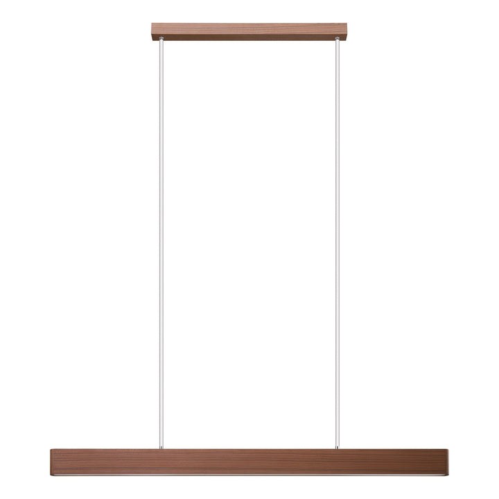 CLIMENE 3 LED pendant Walnut 1200mm Pendant