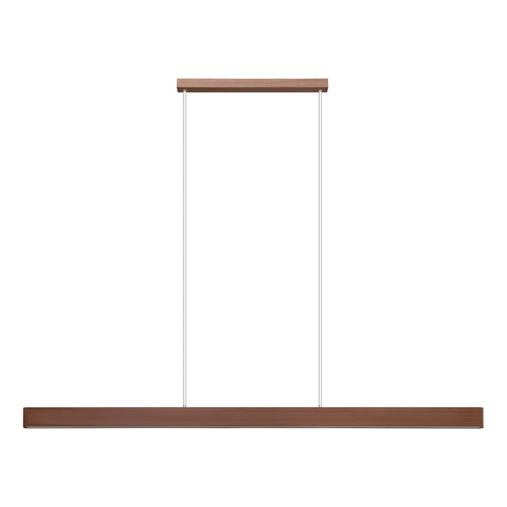 CLIMENE 3 LED pendant Walnut 1800mm Pendant