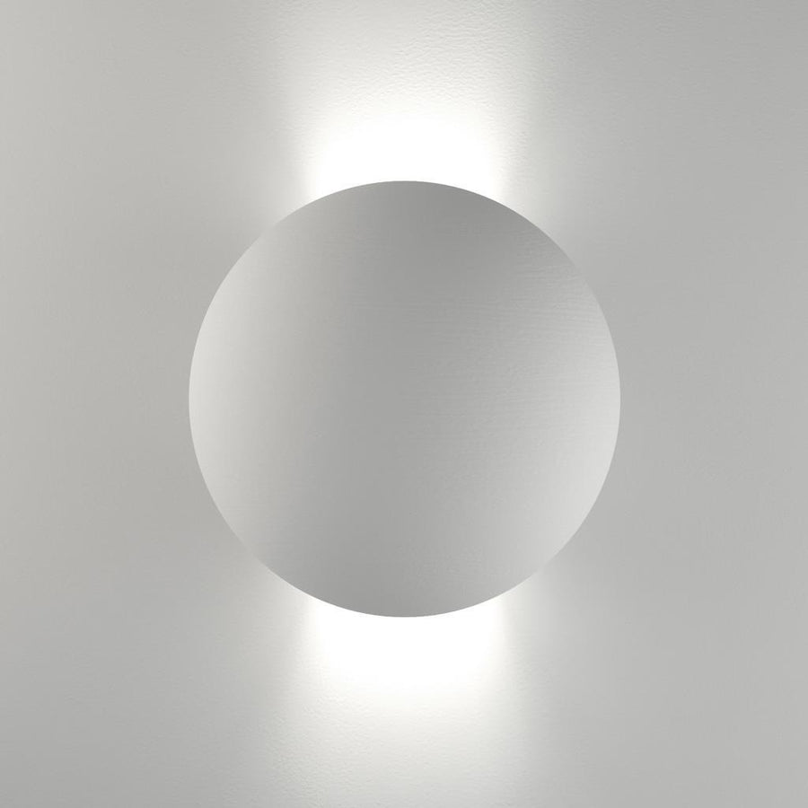 BF-2350 Ceramic Round Indirect Wall Light - Raw / G9 WALL LIGHT