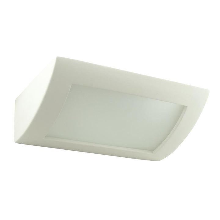 BF-8232 Ceramic Frosted Glass 30cm Wall Light - Raw / E27 WALL LIGHT
