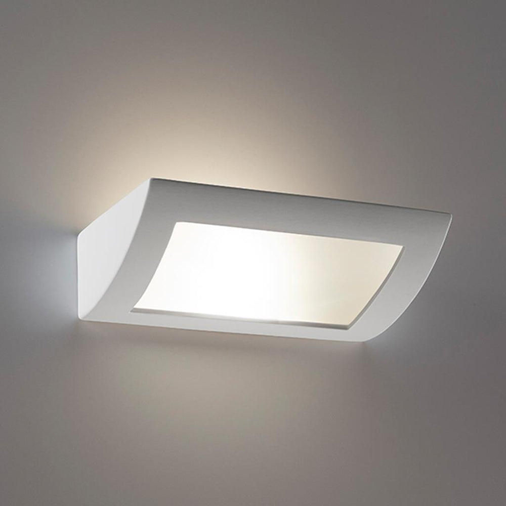BF-8232 Ceramic Frosted Glass 30cm Wall Light - Raw / E27 WALL LIGHT